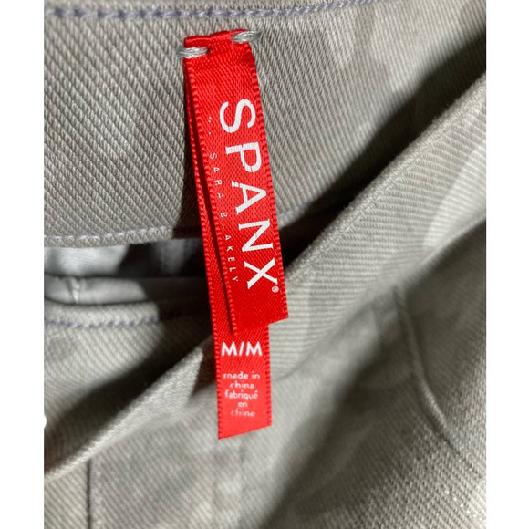 Spanx Light Camo Jean-ish Stone Wash Ankle Leggings - Medium - Picture 5 of 7